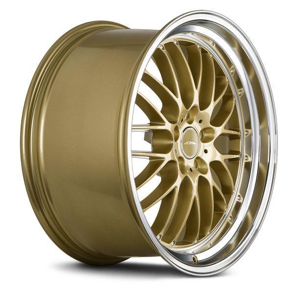 Ace Alloy Wheels SL-M Gold With Machined Lip – WheelplusUSA