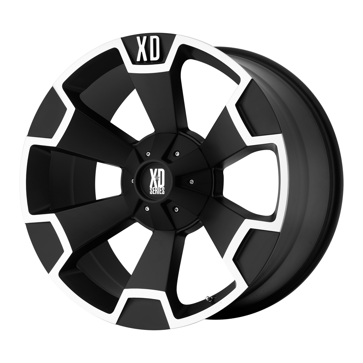 XD Wheels XD803 Thump Matte Black Machined WheelplusUSA
