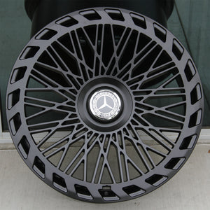 Mercedes Benz Wheels G002 24x10 5x130 Gloss Black fit G Wagon G500 G550 G63 AMG