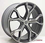 1103 22x9.5/22x1.5 5x120 ET40/35 Gunmetal Machined fit BMW X5 X6 X5M X6M