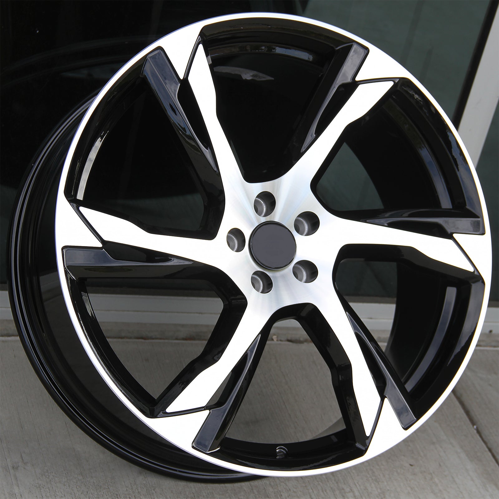 Volvo Wheels 1175 22x9.0 5x108 Black Machined fit XC60 XC90