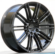 Porsche Wheels 1222 21x9.0/21x10 5x112 Gloss Black fit Macan S GTS Turbo