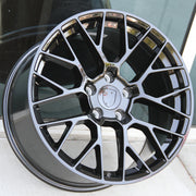 Porsche Wheels 1268 20x9.5/20x11 5x130 Gloss Black fit Cayenne GTS Turbo Panamera