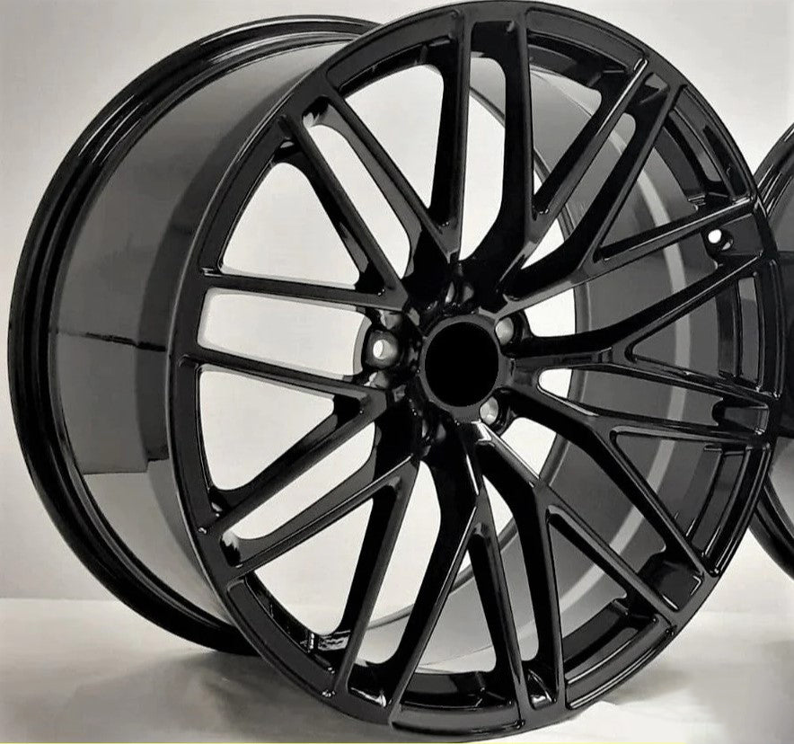 Porsche Wheels 1288 21x9.0/21x10 5x112 Gloss Black fit Macan S GTS Tur ...