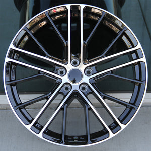 Audi Wheels 1333 20x9 5x112 ET30 Black Machined fit Audi A4 S4 A5 S5 A6 A7 A8 Q3 Q5