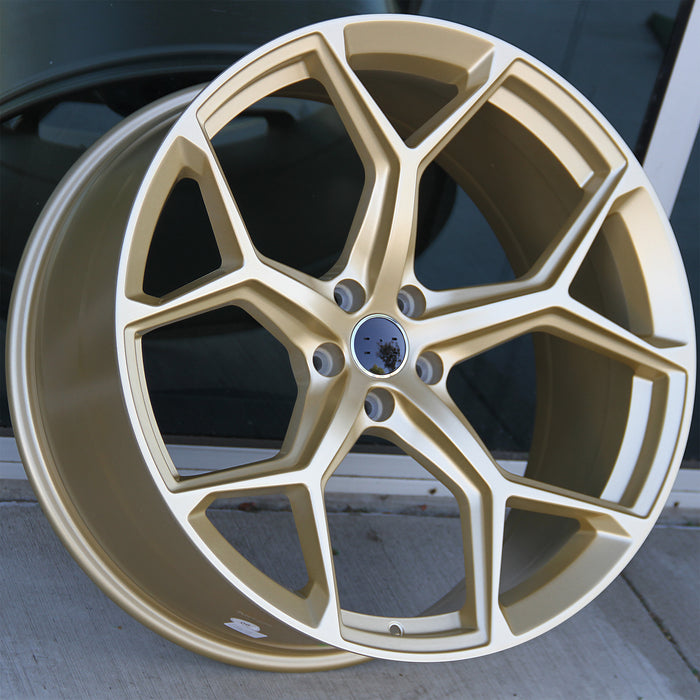 Audi Wheels 1338 20x9 5x112 ET30 Matte Neodymium Gold fit Audi A4 S4 A5 S5 A6 A7 A8 Q3 Q5