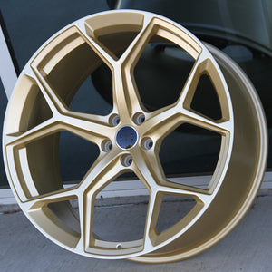 Audi Wheels 1338 20x9 5x112 ET30 Matte Neodymium Gold fit Audi A4 S4 A5 S5 A6 A7 A8 Q3 Q5