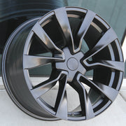 Tesla Wheels 1571 18x8.5 5x114.3 Matte Black fit Model 3