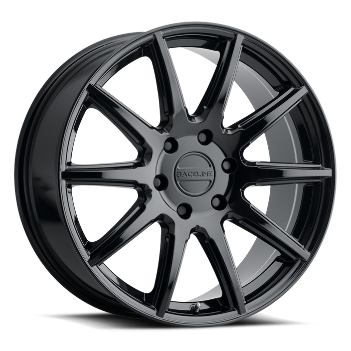 Raceline Wheels 159B-Spike Gloss Black