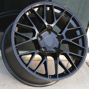 Porsche Wheels 2051 19x8.5/19x9.5 5X130 Gloss Black  Fit Boxster Cayman