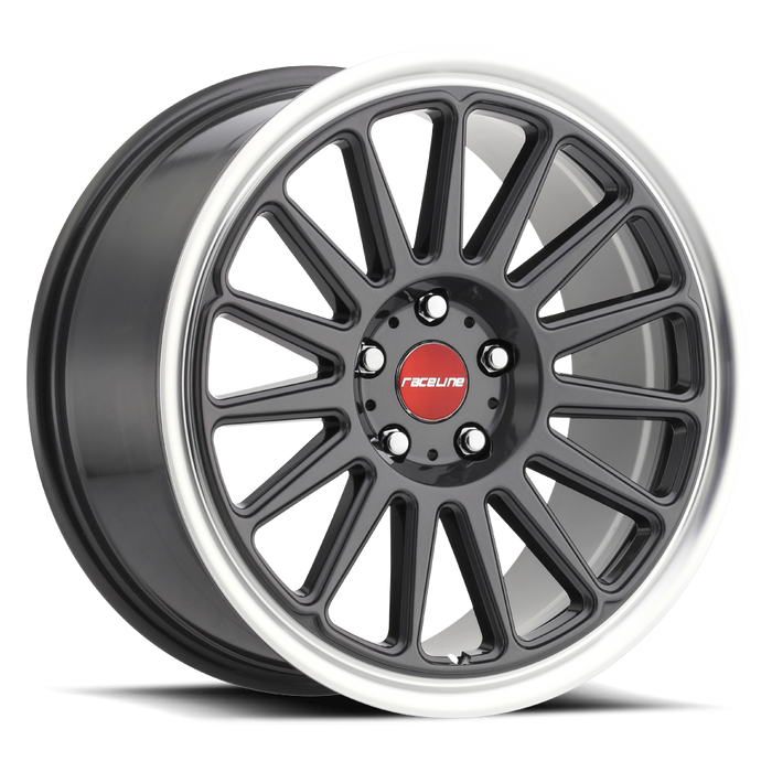 Raceline Wheels 315G-Grip Gloss Gunmetal