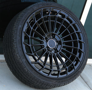 Mercedes Benz Wheels 451 22x9/22x10.5 5x112 Gloss Black fit ML GL GLE GLS CLASS 320 350 450 500 550 63