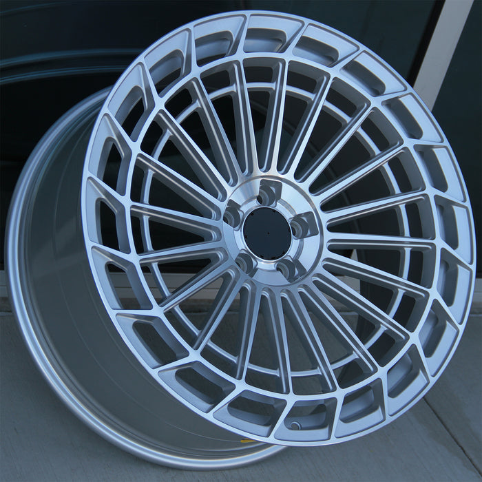 Mercedes Benz Wheels 451 22x9/22x10.5 5x112 Silver Machined fit ML GL GLE GLS CLASS 320 350 450 500 550 63