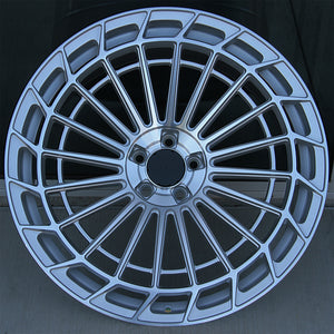 Mercedes Benz Wheels 451 22x9/22x10 5x112 Silver Machined fit S CL Class 450 500 550 580 63 AMG
