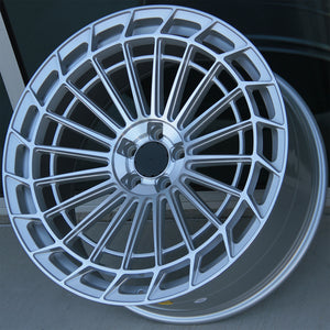 Mercedes Benz Wheels 451 22x9/22x10 5x112 Silver Machined fit S CL Class 450 500 550 580 63 AMG