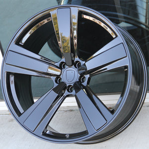 Porsche Wheels 5569 21x9.5/21x10 5x112 Gloss Black fit Macan S GTS Turbo Flow Forged