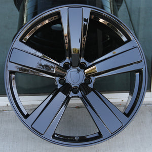 Porsche Wheels 5569 21x9.5/21x10 5x112 Gloss Black fit Macan S GTS Turbo Flow Forged