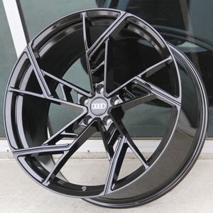 Audi Wheels 809 22x10 5x112 Gloss Black fit A7 A8 Q7 Q8 SQ7 SQ8 RSQ8