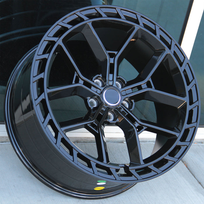 Land Rover Wheels 837 22x10 5x120 Gloss Black fit Range Rover Sport SVR HSE Autobiography Discovery