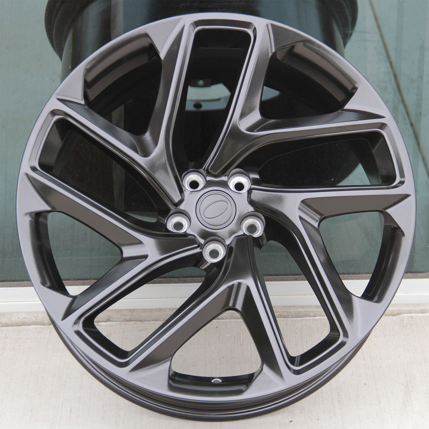 2008 Range Rover Rims Land Rover Wheels 835 22x10 5x120 Matte Black fit Range Rover Sport SV ...