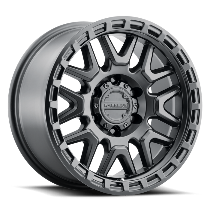 Raceline Wheels 953B-Krank Satin Black