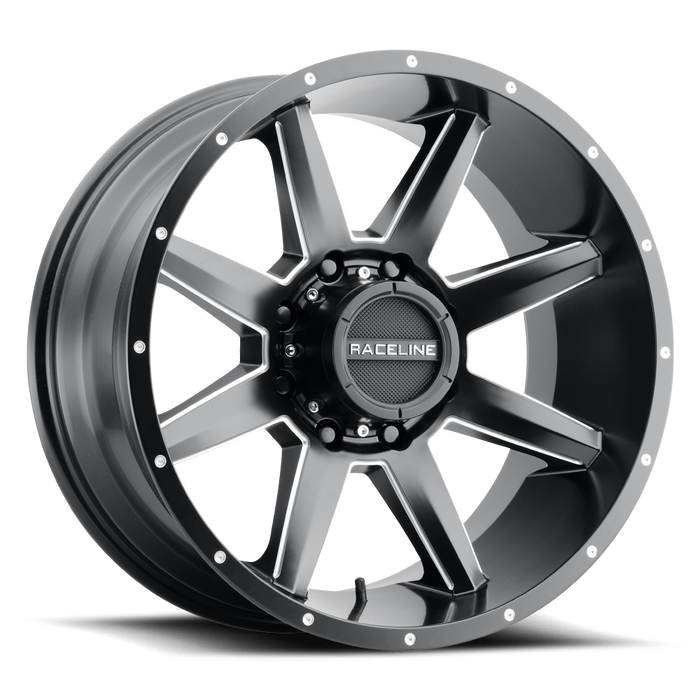 Raceline Wheels 954M-Stryker Satin Black Milled