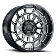 Raceline Wheels 955M-Warp Gloss Black Machined Face