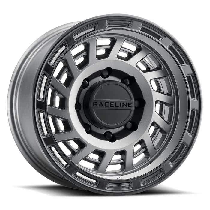 Raceline Wheels 957GB-Halo Satin Gunmetal Black Ring