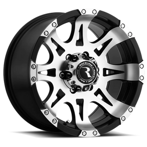 Raceline Wheels 982-Raptor Black Machined Face