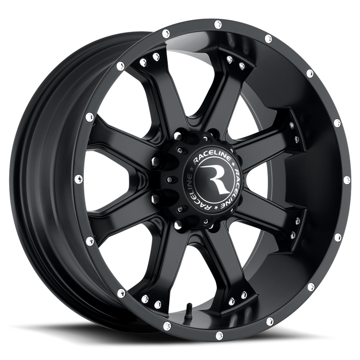 Raceline Wheels 991B-Assault Satin Black