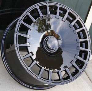 Mercedes Benz Wheels 9997 19x8.5/19x9.5 5x112 Gloss Black fit E CL CLK SLK S SL Class 300 350 400 450 550