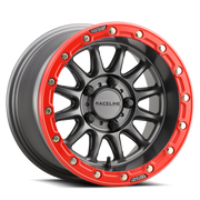 Raceline Wheels A14GR-Alpha Satin Gunmetal red Ring