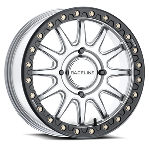 Raceline Wheels A14SB-Alpha Hyper Silver Black Ring
