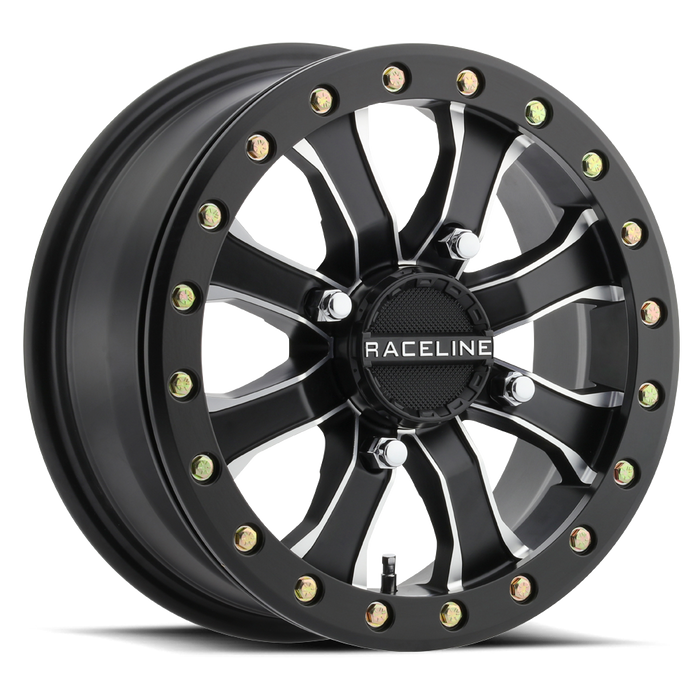 Raceline Wheels A71MB-Mamba Satin Black Machined Face