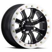 Raceline Wheels A71-Mamba Satin Black Machined Face