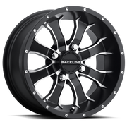 Raceline Wheels A77-Mamba Satin Black Machined Face
