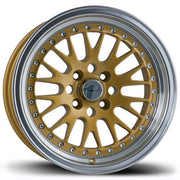AVID1 Wheels AV12 Gold   Machined Lip