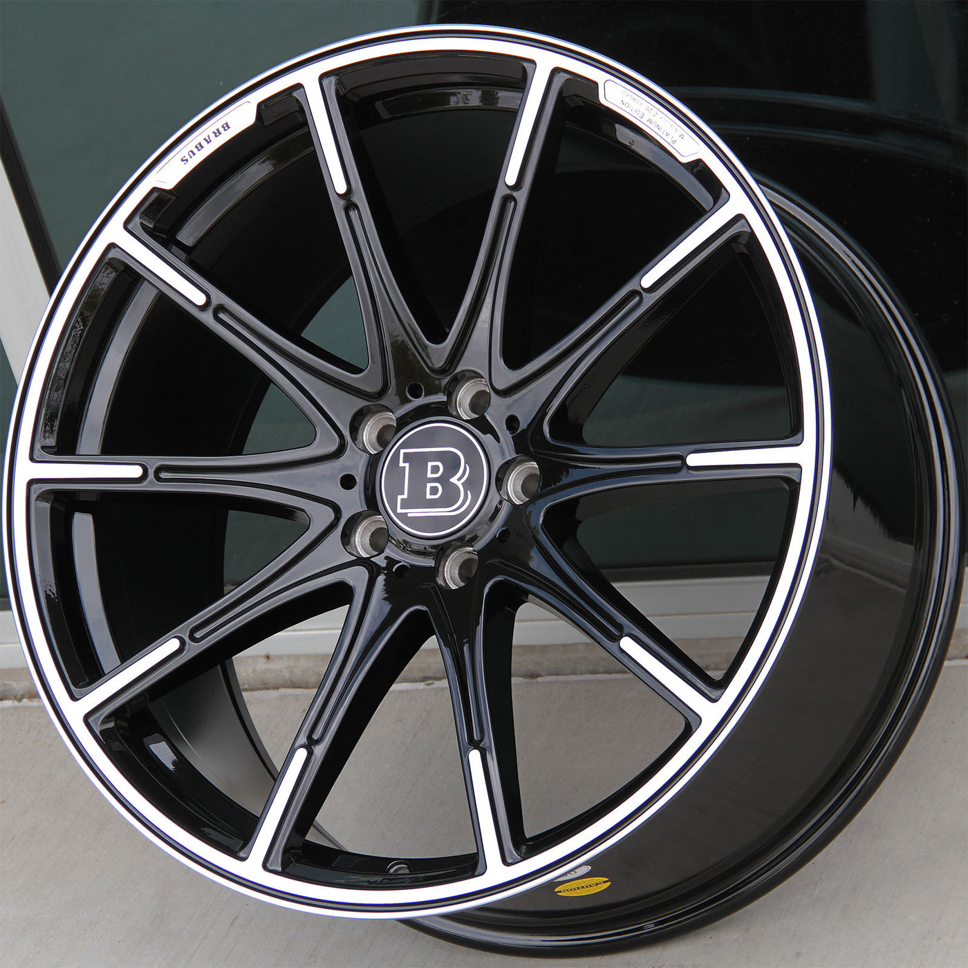 Mercedes Benz Wheels 9996 20x8.5/20x9.5 5x112 Black Machined fit E CL –  WheelplusUSA