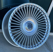 Mercedes Benz Wheels CD02 22x9/22x10.5 5x112 Silver Machined Face fit S CL CLASS 350 450 500 550 560 580 AMG