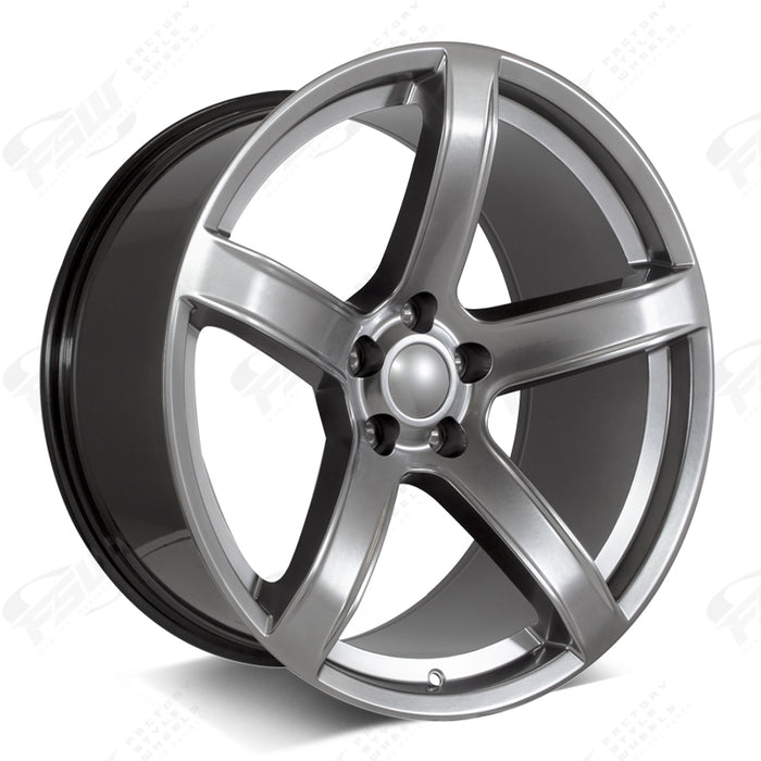 Chrysler Wheels V1185 20x9.5/20x11 5x115 Cristal Gray fit 300 300C Hellcat Style