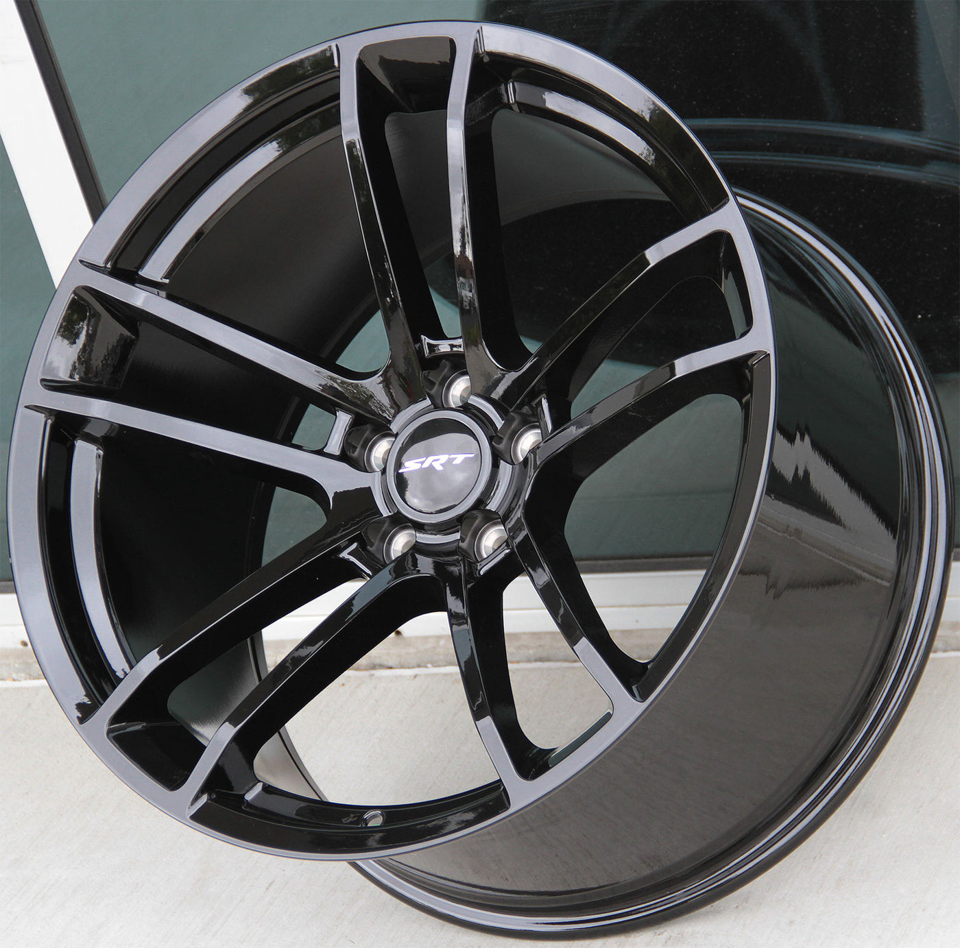 Dodge Rims Dodge Wheels F1199 20x11 5x115 Gloss Black fit Charger SRT Challenger ...