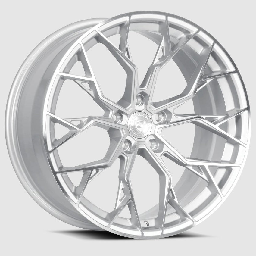 Dolce Wheels Aria Silver Machine Face – WheelplusUSA