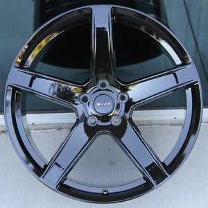 Dodge Wheels V1185 22x10 5x127 Gloss Black fit Durango Journey Hellcat Style