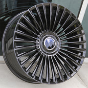 Land Rover Wheels OS FF02 24x10 5x120 Flow Forged Gloss Black fit Range Rover Sport SVR HSE Autobiography