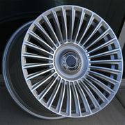 Mercedes Benz Wheels OS FF02 20x8.5/20x10 5x112 Silver Machined fit S CL E CLK SLK CLASS 350 450 500 550 560 580