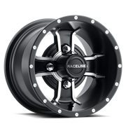 Raceline Wheels G77-Mamba Satin Black Machined Face