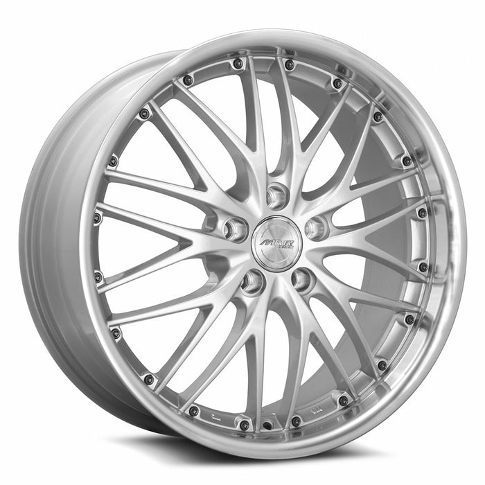 MRR Wheels Gt1 Hyper Silver Machined Lip