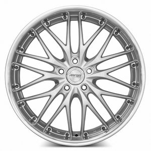 MRR Wheels Gt1 Hyper Silver Machined Lip