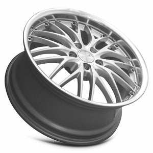 MRR Wheels Gt1 Hyper Silver Machined Lip