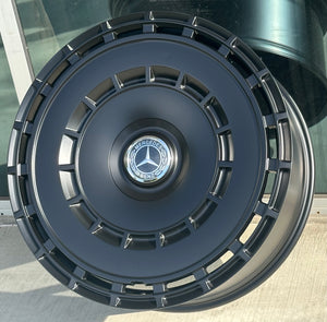 Mercedes Benz Wheels G003 24x10 5x130 Gloss Black fit G Wagon G500 G550 G63 AMG Floating Caps